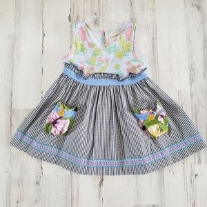 Matilda Jane Gingham and Floral Sleeveless Top